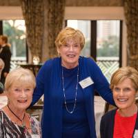 Three women posing together at Naples 2019